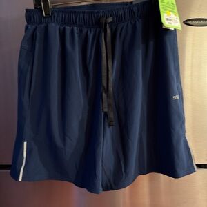 DSG Men's Navy Blue Athletic Shorts